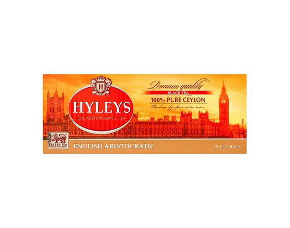 Чай чорний байховий дрібний HYLEYS Англійський аристократ 2 г/ 25 шт/пач Аврора картинка 2 дешево