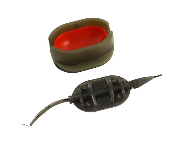 Оснащення коропове для бойлу LIFE ORANGE Classic Flat Method Leadcore + Mould №42/1 40 г картинка 3 в Аврорі