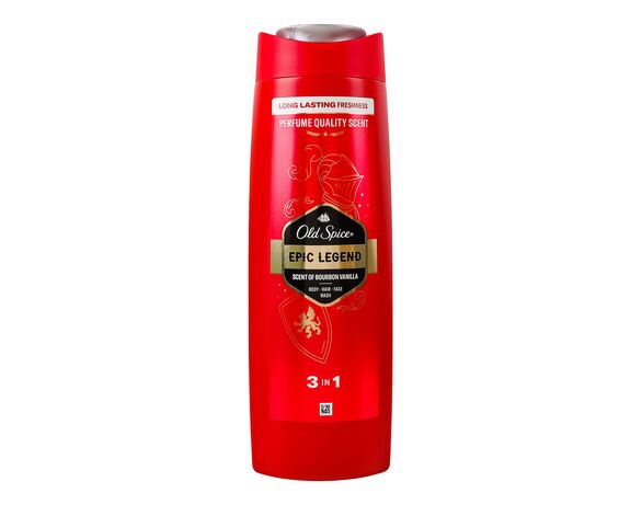 Шампунь-гель для душу чоловічий 3в1 OLD SPICE Epic legend 400 мл в інтернет-магазині Аврора