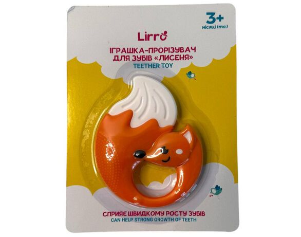 Іграшка-прорізувач для зубів Lirro Лисеня Аврора картинка 2 фото