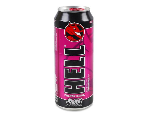 Напій енергетичний безалкогольний  HELL Black Cherry ж/б 500 мл Аврора дешево