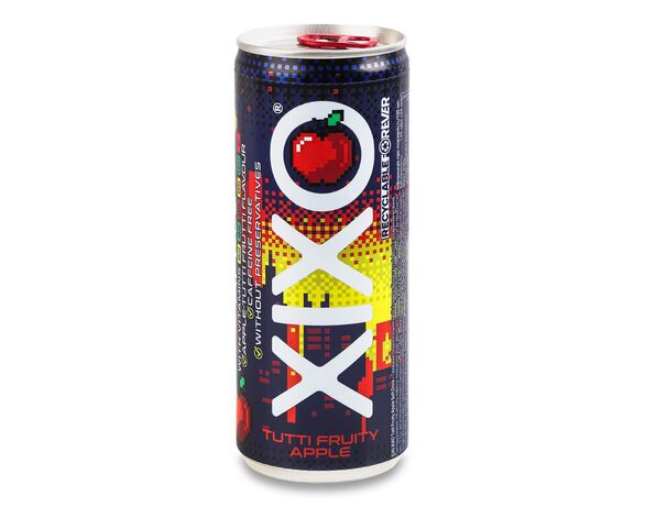 Напій безалкогольний газований XIXO Tutti fruity Apple ж/б 250 мл Аврора дешево