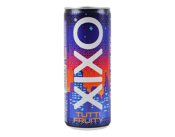 Напій безалкогольний газований XIXO Tutti fruity ж/б 250 мл Аврора картинка 2 вартість