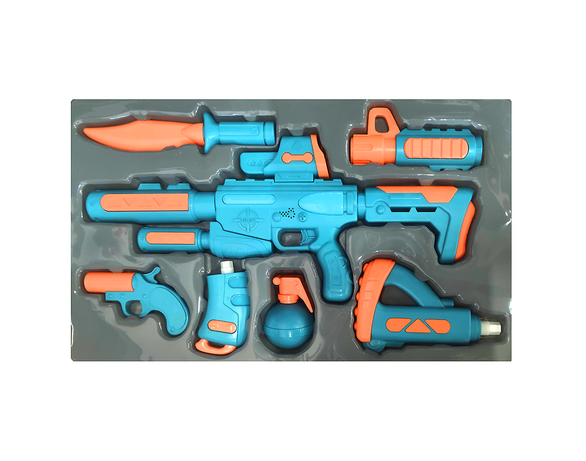 Автомат іграшковий розбірний зі світлом та звуками Аврора картинка 2 ціна