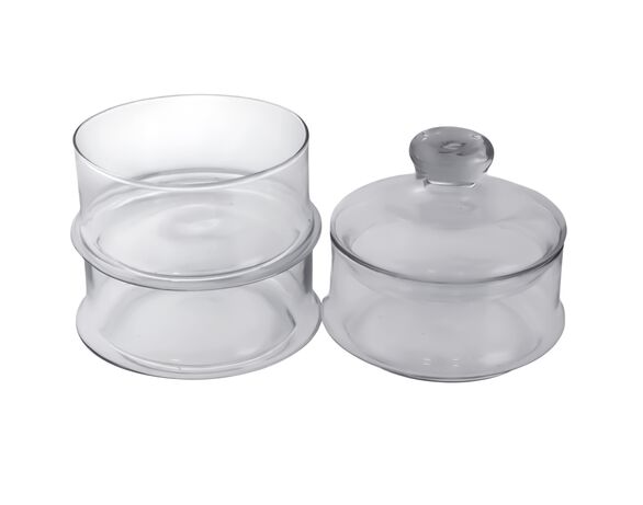 Цукерниця скляна триярусна Excellent Houseware картинка 2 в інтернет-магазині Аврора