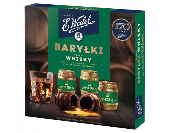 Набір цукерок шоколадних E.Wedel BARRELS Коктейль 200 г Аврора ціна