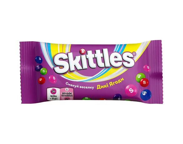 Драже жувальні SKITTLES Дикі Ягоди 38 г Аврора недорого