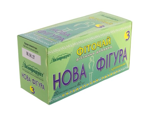 Чай трав'яний Екопродукт Нова фігура №3 2г х 20 шт/пач Аврора з доставкою