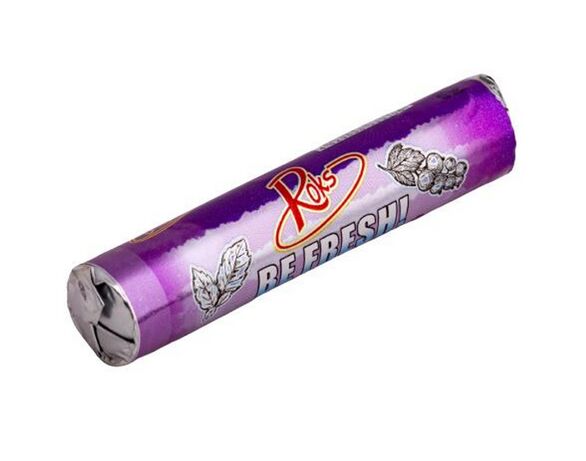 Льодяники карамельні Roks BE FRESH! Чорна смородина, м'ята 30 г Аврора з доставкою