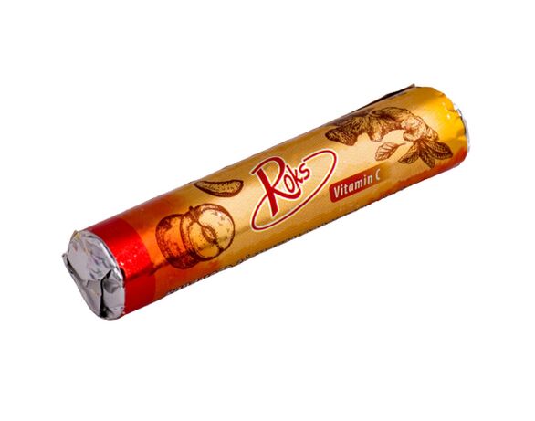 Льодяники карамельні Roks BE FRESH! Персик, імбир 30 г Аврора каталог