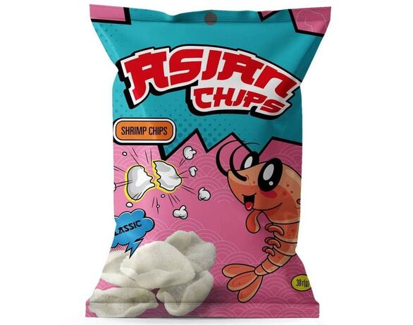 Чипси креветкові Asian chips Класичні 30 г Аврора недорого