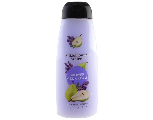 Гель-крем для душу Liora Silk&Flower water 430 г Аврора ціна