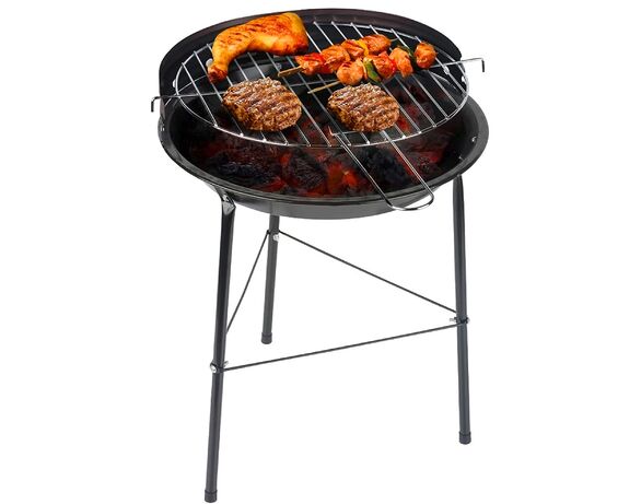 Гриль портативний круглий на ніжках BBQ Collection картинка 3 в інтернет-магазині Аврора