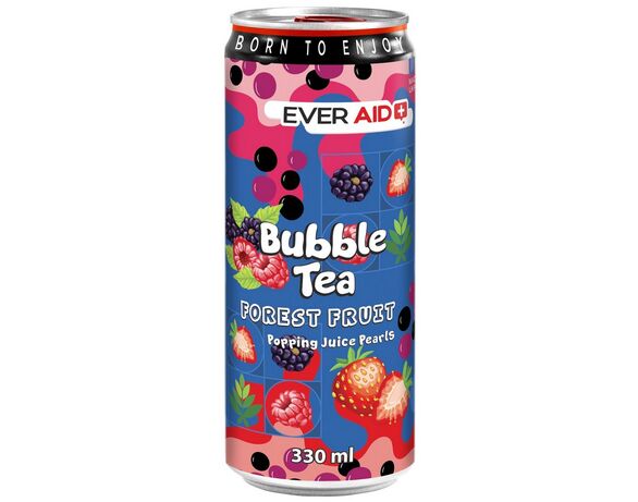Напій безалкогольний слабогазований EVER AID Bubble Tea Лісові ягоди 330 мл в Аврорі