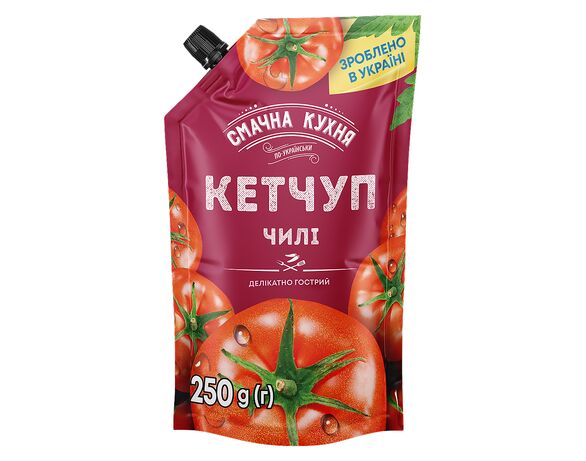 Кетчуп Смачна Кухня Чилі, дой-пак 250 г Аврора дешево