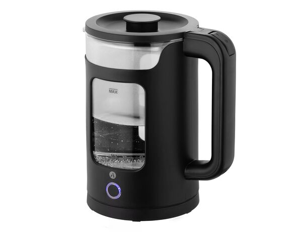 Чайник електричний скляний ARDESTO EKL-T31GB чорний 1,5 л 1350 Вт Аврора картинка 3 каталог