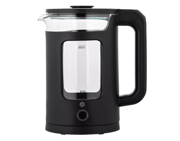 Чайник електричний скляний ARDESTO EKL-T31GB чорний 1,5 л 1350 Вт Аврора картинка 2 ціна