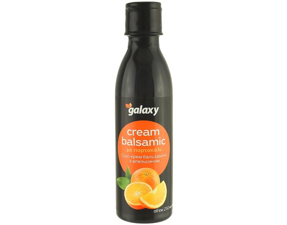 Соус-крем бальзамічний Galaxy з апельсином, ПЕТ 250 мл Аврора відгуки