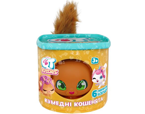 Набір фігурок іграшкових QT Kitties серія Кумедні кошенята Аврора картинка 11 з доставкою