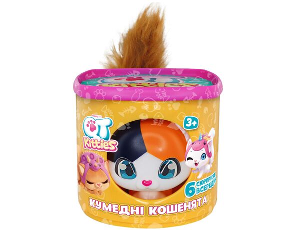 Набір фігурок іграшкових QT Kitties серія Кумедні кошенята Аврора картинка 8 купити
