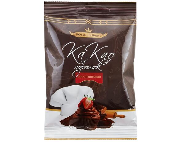Какао-порошок алкалізований Royal Lubart 80 г Аврора ціна