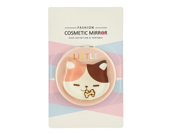 Дзеркало кишенькове двостороннє кругле Котики Аврора картинка 8 купити
