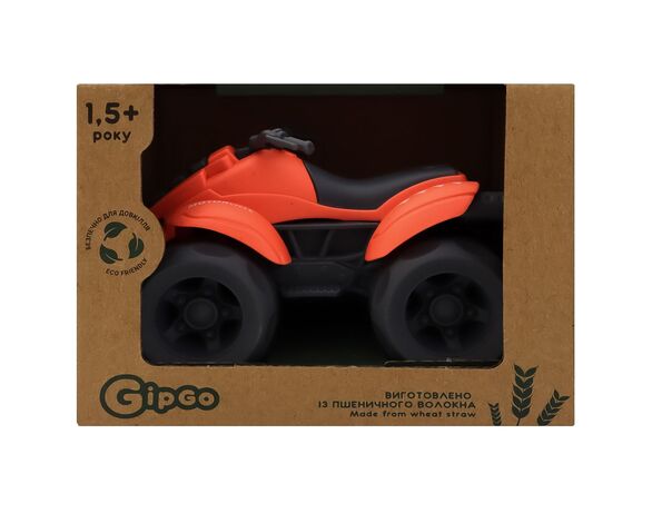 Іграшка дитяча еко GipGo Квадроцикл Аврора картинка 2 з доставкою