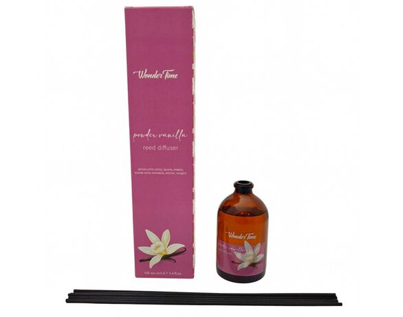 Аромадифузор з паличками WonderTime Powder Vanilla 100 мл Аврора вартість