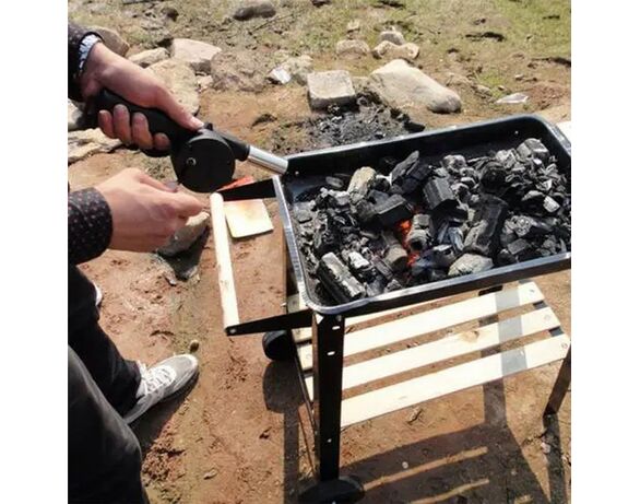 Вентилятор для розпалювання вогню ручний BBQ Аврора картинка 4 каталог
