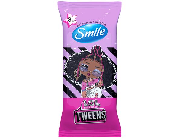 Серветки вологі Smile Ліцензійні герої MGA 8 шт/уп картинка 3 в Аврорі