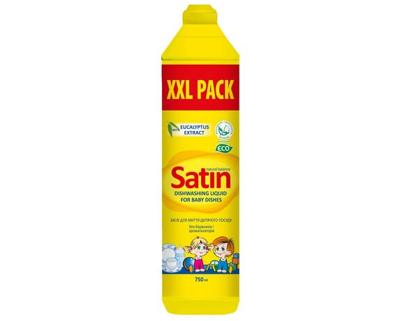Засіб для миття дитячого посуду Satin Natural Balance 750 мл Аврора недорого