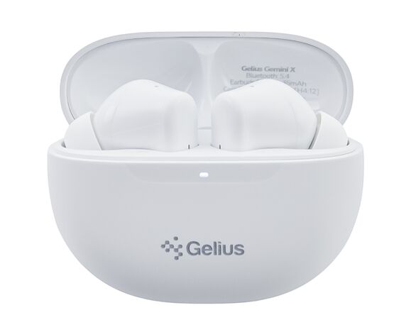 Навушники вакуумні бездротові з гарнітурою Gelius Gemini X TWS005 білі в інтернет-магазині Аврора