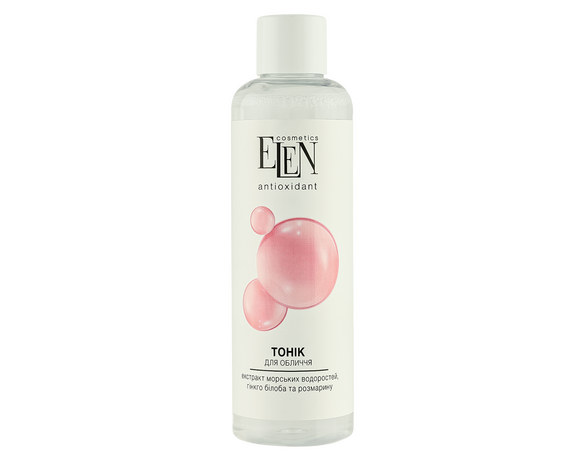 Тонік для шкіри обличчя ELEN cosmetics Antioxidant 200 мл Аврора недорого