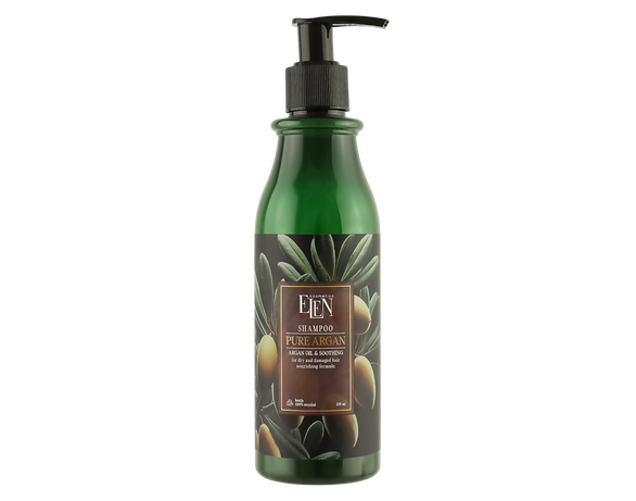 Шампунь для сухого та пошкодженого волосся ELEN сosmetics Pure Argan 250 мл Аврора ціна
