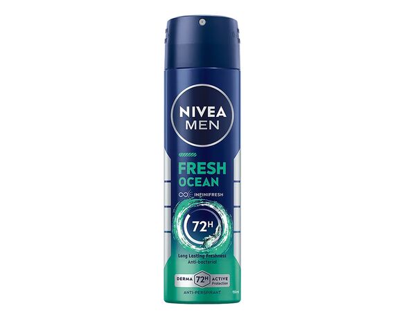 Антиперспірант чоловічий NIVEA DEO FRESH OCEAN спрей 150 мл Аврора ціна