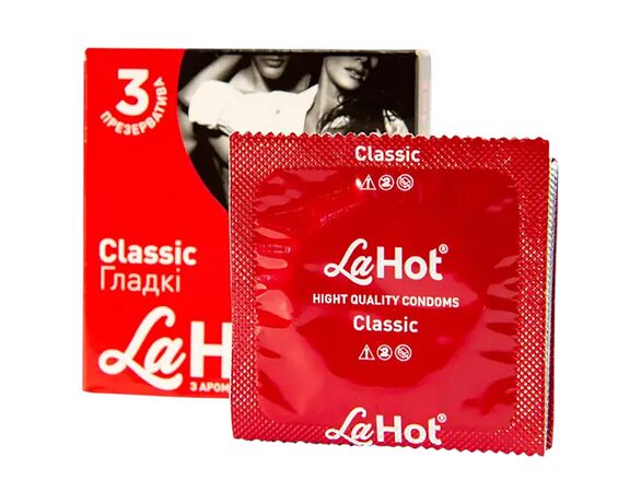 Презервативи LA HOT Classic 3 шт/уп Аврора фото