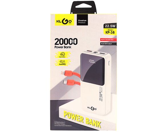 Пристрій зарядний PowerBank 20000мА·год Аврора картинка 7 дешево