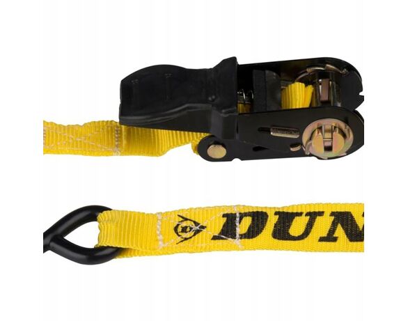 Ремінь стяжний з храповим механізмом DUNLOP 125 кг 5 м Аврора картинка 2 з доставкою