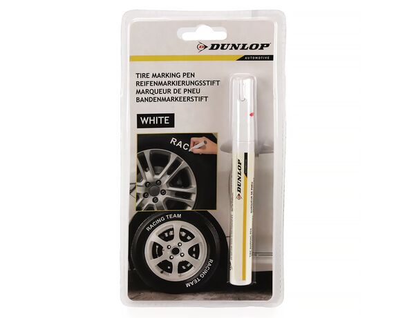 Маркер-фарба для шин автомобільних DUNLOP білий Аврора вартість