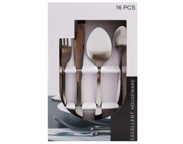 Набір приборів столових Excellent Houseware 16 шт Аврора фото