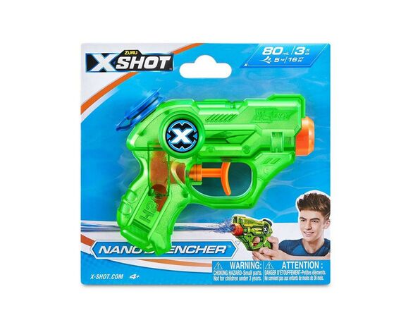 Бластер іграшковий водяний ZURU X-Shot Warfare Nano Drencher Аврора картинка 3 ціна