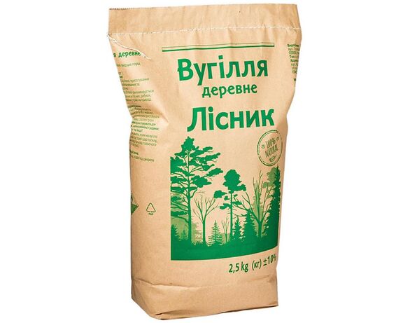 Вугілля деревне Лісник 2,5 кг Аврора ціна