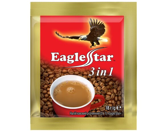 Напій кавовий розчинний 3в1 Eagle Star 18 г Аврора дешево