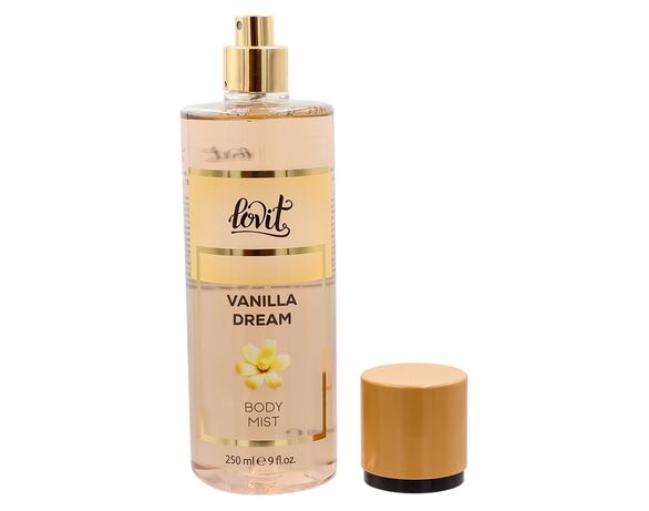 Спрей-міст для тіла парфумований Lovit Vanilla Dream 250 мл Аврора картинка 3 вартість