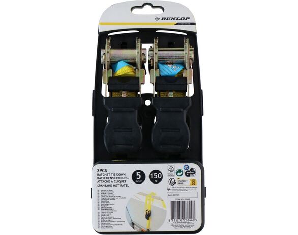 Комплект ременів стяжних DUNLOP 150 кг 2 шт Аврора каталог