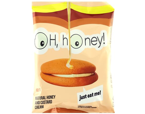 Печиво медове ДОБРОБУТ Oh, Honey із заварним кремом 60 г в Аврорі