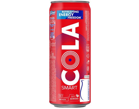 Напій соковмісткий безалкогольний сильногазований Живчик SMART COLA ж/б 0,33 л картинка 2 в Аврорі