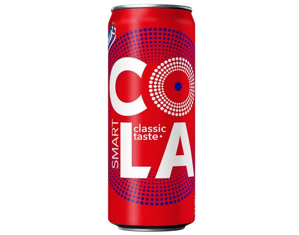 Напій соковмісткий безалкогольний сильногазований Живчик SMART COLA ж/б 0,33 л Аврора вартість