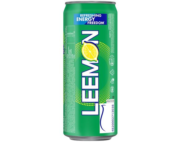 Напій соковмісткий безалкогольний сильногазований Живчик LEEMON ж/б 0,33 л Аврора картинка 2 недорого
