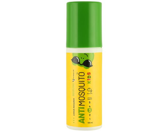 Спрей-лосьйон від комарів ANTImosquito KIDS 3+ 100 мл Аврора картинка 3 купити